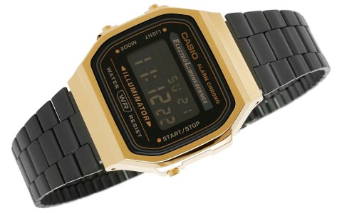 ZEGAREK MĘSKI CASIO A168WEGB-1BEF + BOX ZEGAREK MĘSKI CASIO A168WEGB-1BEF + BOX