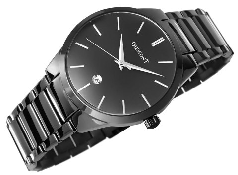 ZEGAREK MĘSKI GIEWONT TIMELESS GW4290-1 BLACK ZEGAREK MĘSKI GIEWONT TIMELESS GW4290-1 BLACK