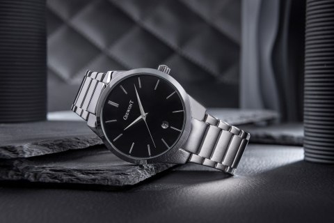 ZEGAREK MĘSKI GIEWONT TIMELESS GW4290-2 SILVER/BLACK ZEGAREK MĘSKI GIEWONT TIMELESS GW4290-2 SILVER/BLACK