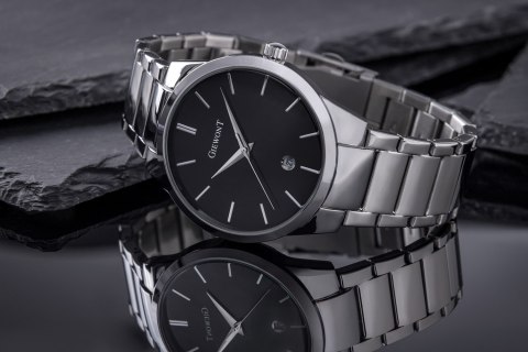 ZEGAREK MĘSKI GIEWONT TIMELESS GW4290-2 SILVER/BLACK ZEGAREK MĘSKI GIEWONT TIMELESS GW4290-2 SILVER/BLACK