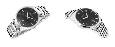 ZEGAREK MĘSKI GIEWONT TIMELESS GW4290-2 SILVER/BLACK ZEGAREK MĘSKI GIEWONT TIMELESS GW4290-2 SILVER/BLACK