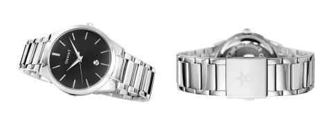 ZEGAREK MĘSKI GIEWONT TIMELESS GW4290-2 SILVER/BLACK ZEGAREK MĘSKI GIEWONT TIMELESS GW4290-2 SILVER/BLACK