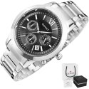 ZEGAREK MĘSKI GIEWONT APEX CHRONO GW6480-1 CHRONOGRAF SILVER/BLACK