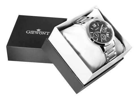 ZEGAREK MĘSKI GIEWONT APEX CHRONO GW6480-1 CHRONOGRAF SILVER/BLACK ZEGAREK MĘSKI GIEWONT APEX CHRONO GW6480-1 CHRONOGRAF SILVER/BLACK