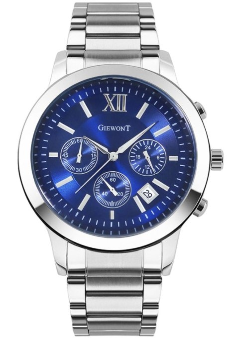 ZEGAREK MĘSKI GIEWONT APEX CHRONO GW6480-2 CHRONOGRAF SILVER/BLUE ZEGAREK MĘSKI GIEWONT APEX CHRONO GW6480-2 CHRONOGRAF SILVER/BLUE
