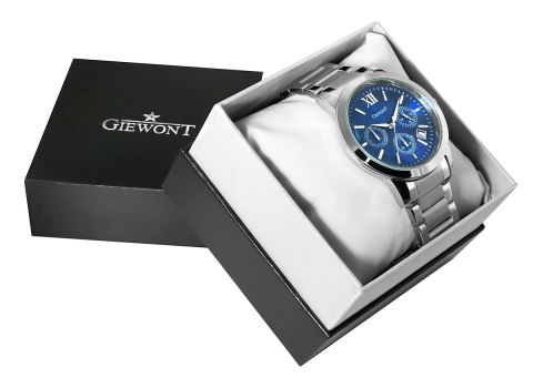 ZEGAREK MĘSKI GIEWONT APEX CHRONO GW6480-2 CHRONOGRAF SILVER/BLUE ZEGAREK MĘSKI GIEWONT APEX CHRONO GW6480-2 CHRONOGRAF SILVER/BLUE