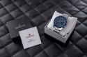 ZEGAREK MĘSKI GIEWONT PRIMECHRONO GW8620-2 CHRONOGRAF SILVER/BLUE