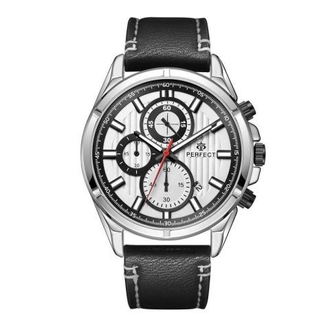 ZEGAREK MĘSKI PERFECT CHRONOGRAF CH03L-02 + BOX ZEGAREK MĘSKI PERFECT CHRONOGRAF CH03L-02 + BOX