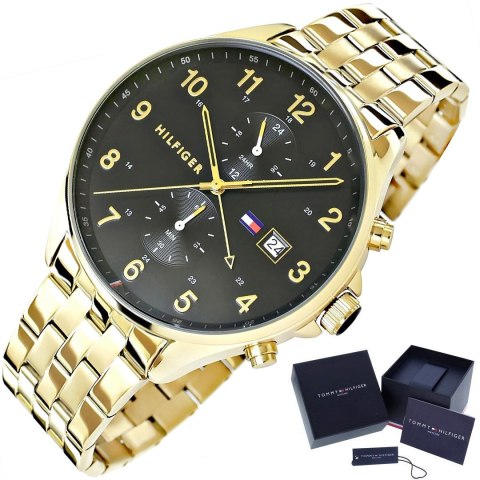ZEGAREK MĘSKI TOMMY HILFIGER WEST 1791708 + BOX ZEGAREK MĘSKI TOMMY HILFIGER WEST 1791708 + BOX