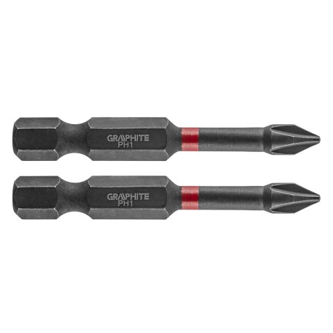 Bity udarowe PH1 x 50 mm, 2 szt. Bity udarowe PH1 x 50 mm, 2 szt.