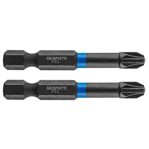 Bity udarowe PZ3 x 50 mm, 2 szt. Bity udarowe PZ3 x 50 mm, 2 szt.