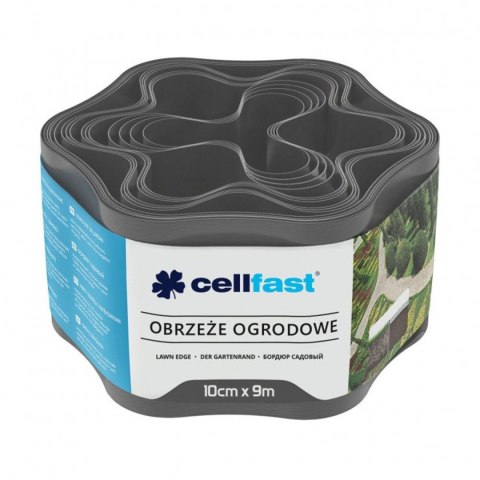 Obrzeże ogrodowe 10cm x 9m Cellfast grafitowe Obrzeże ogrodowe 10cm x 9m Cellfast grafitowe