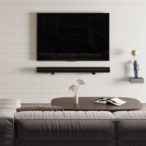 Uchwyt ścienny na soundbar regulowany Maclean, głębokość 90~154mm (3.5"~6.1"), MC-932 Uchwyt ścienny na soundbar regulowany Maclean, głębokość 90~154mm (3.5"~6.1"), MC-932