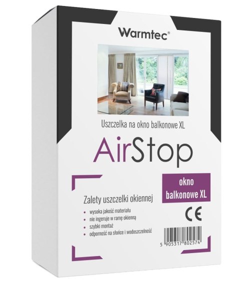 Uszczelka okienna do klimatyzatora (balkonowa) Warmtec AirStop XL Uszczelka okienna do klimatyzatora (balkonowa) Warmtec AirStop XL