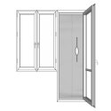 Uszczelka okienna do klimatyzatora (balkonowa) Warmtec AirStop XL