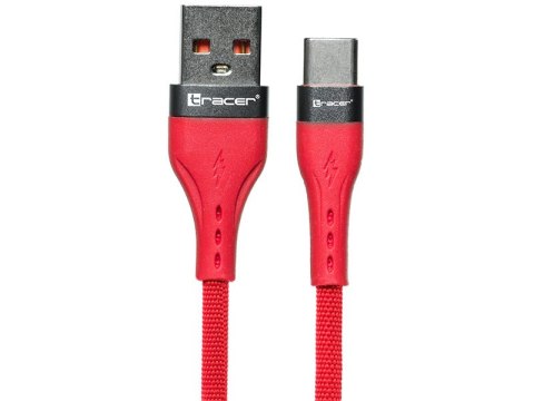 Kabel TRACER USB A - Typ C 1m RD Kabel TRACER USB A - Typ C 1m RD