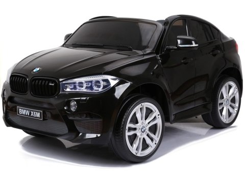 Auto Na Akumulator BMW X6M Czarne Dwuosobowy Fotel Auto Na Akumulator BMW X6M Czarne Dwuosobowy Fotel