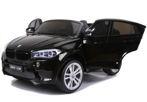 Auto Na Akumulator BMW X6M Czarne Dwuosobowy Fotel Auto Na Akumulator BMW X6M Czarne Dwuosobowy Fotel