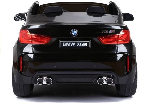 Auto Na Akumulator BMW X6M Czarne Dwuosobowy Fotel Auto Na Akumulator BMW X6M Czarne Dwuosobowy Fotel