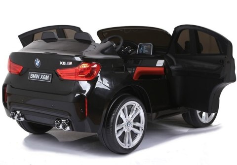 Auto Na Akumulator BMW X6M Czarne Dwuosobowy Fotel Auto Na Akumulator BMW X6M Czarne Dwuosobowy Fotel