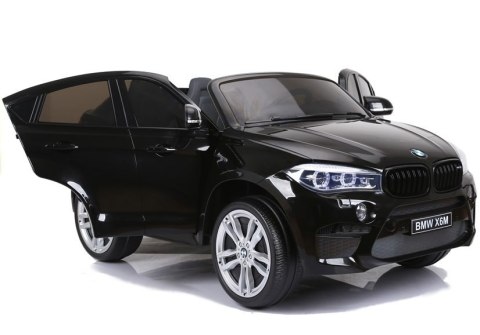 Auto Na Akumulator BMW X6M Czarne Dwuosobowy Fotel Auto Na Akumulator BMW X6M Czarne Dwuosobowy Fotel