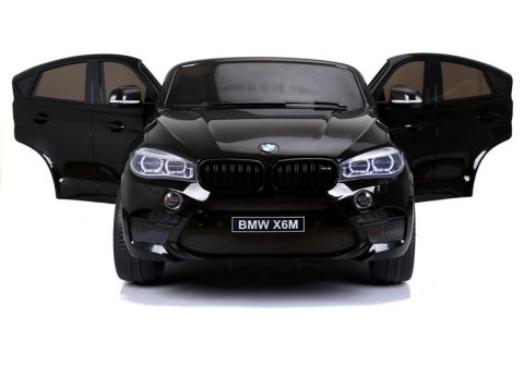 Auto Na Akumulator BMW X6M Czarne Dwuosobowy Fotel Auto Na Akumulator BMW X6M Czarne Dwuosobowy Fotel