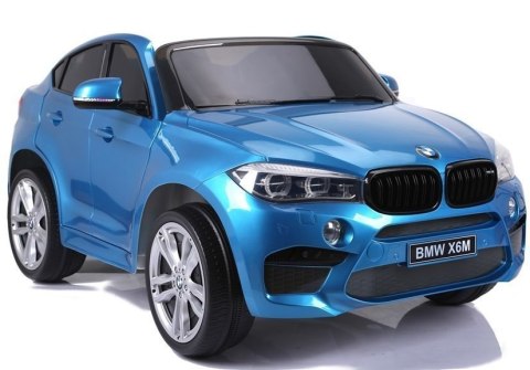 Auto Na Akumulator BMW X6M Niebieskie Lakierowane Auto Na Akumulator BMW X6M Niebieskie Lakierowane