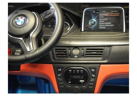 Auto Na Akumulator BMW X6M Niebieskie Lakierowane Auto Na Akumulator BMW X6M Niebieskie Lakierowane