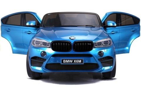 Auto Na Akumulator BMW X6M Niebieskie Lakierowane Auto Na Akumulator BMW X6M Niebieskie Lakierowane