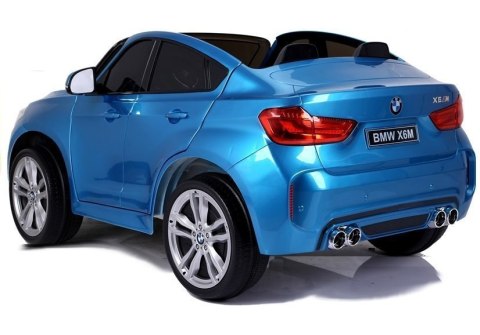 Auto Na Akumulator BMW X6M Niebieskie Lakierowane Auto Na Akumulator BMW X6M Niebieskie Lakierowane