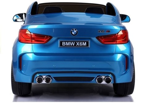 Auto Na Akumulator BMW X6M Niebieskie Lakierowane Auto Na Akumulator BMW X6M Niebieskie Lakierowane