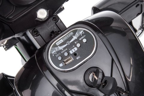 Motor Na Akumulator Trójkołowy Goldwing Czarny Motor Na Akumulator Trójkołowy Goldwing Czarny