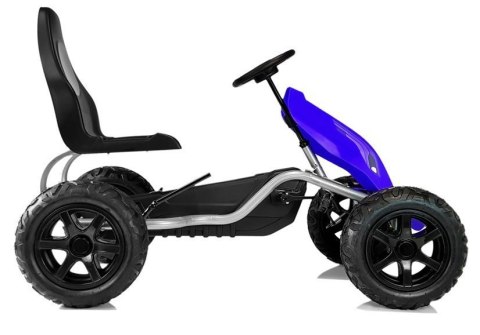 Gokart na Pedały B012 Pompowane Koła Niebieski Gokart na Pedały B012 Pompowane Koła Niebieski