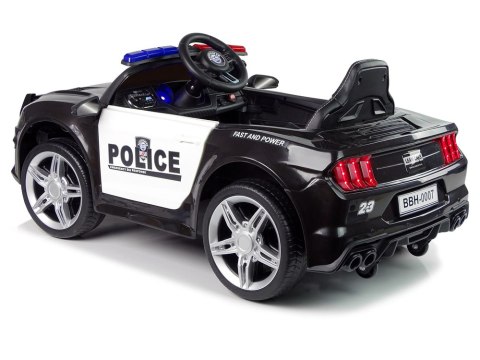Auto na Akumulator BBH0007 Policja Czarny Auto na Akumulator BBH0007 Policja Czarny