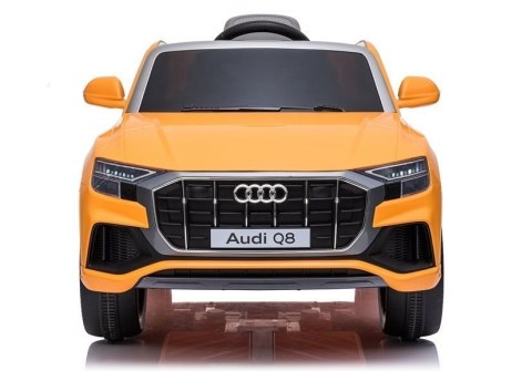 Auto na Akumulator Audi Q8 JJ2066 Żółty Lakierowany Auto na Akumulator Audi Q8 JJ2066 Żółty Lakierowany