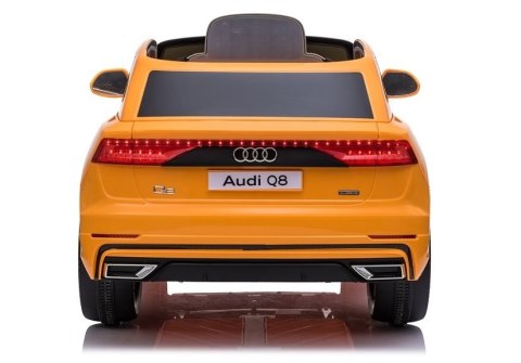 Auto na Akumulator Audi Q8 JJ2066 Żółty Lakierowany Auto na Akumulator Audi Q8 JJ2066 Żółty Lakierowany
