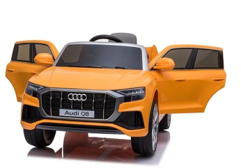 Auto na Akumulator Audi Q8 JJ2066 Żółty Lakierowany Auto na Akumulator Audi Q8 JJ2066 Żółty Lakierowany