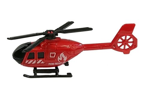 Ciężarówka Straży Pożarnej Sorter Walizka z Autkami Helikopter Czerwona Ciężarówka Straży Pożarnej Sorter Walizka z Autkami Helikopter Czerwona