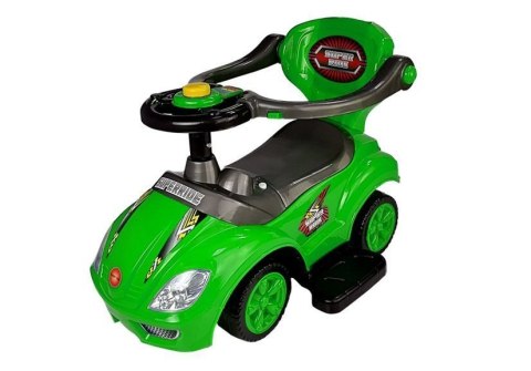 Jeździk z Pchaczem Mega Car 3w1 Zielony Jeździk z Pchaczem Mega Car 3w1 Zielony