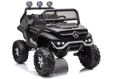 Pojazd na Akumulator Mercedes Unimog S Czarny Pojazd na Akumulator Mercedes Unimog S Czarny