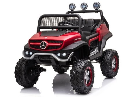 Pojazd na Akumulator Mercedes Unimog S Czerwony Lakier Pojazd na Akumulator Mercedes Unimog S Czerwony Lakier
