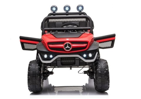 Pojazd na Akumulator Mercedes Unimog S Czerwony Pojazd na Akumulator Mercedes Unimog S Czerwony