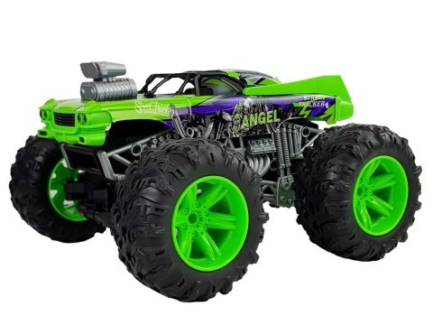 Auto Terenowe Zdalnie Sterowane 1:14 2.4G RC Zielone Duże Koła Auto Terenowe Zdalnie Sterowane 1:14 2.4G RC Zielone Duże Koła