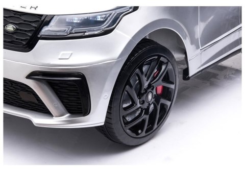 Auto na Akumulator Range Rover Srebrny Lakier Auto na Akumulator Range Rover Srebrny Lakier
