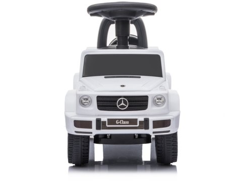 Jeździk Mercedes G-Class 652 Biały Dźwięk Klaksonu Silnika Jeździk Mercedes G-Class 652 Biały Dźwięk Klaksonu Silnika