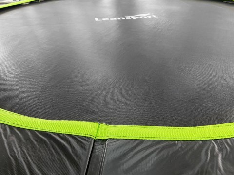 Trampolina LEAN Sport Max 14ft Czarno-Zielona Trampolina LEAN Sport Max 14ft Czarno-Zielona