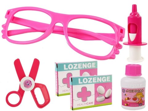 Zestaw Lekarski Dentysta Stojak Kroplówka Lekarstwa Strzykawka Wiertła Szczoteczka do Zębów Zestaw Lekarski Dentysta Stojak Kroplówka Lekarstwa Strzykawka Wiertła Szczoteczka do Zębów