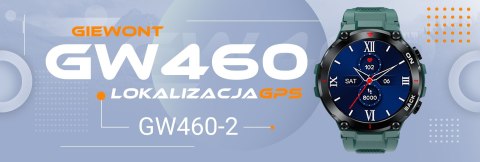 SMARTWATCH GIEWONT PIONIER GPS GW460-2 - SEA GREEN SMARTWATCH GIEWONT PIONIER GPS GW460-2 - SEA GREEN