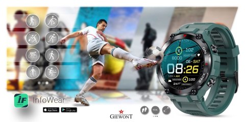 SMARTWATCH GIEWONT PIONIER GPS GW460-2 - SEA GREEN SMARTWATCH GIEWONT PIONIER GPS GW460-2 - SEA GREEN