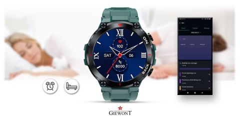 SMARTWATCH GIEWONT PIONIER GPS GW460-2 - SEA GREEN SMARTWATCH GIEWONT PIONIER GPS GW460-2 - SEA GREEN